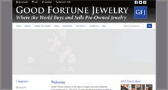 Desktop Screenshot of goodfortunejewelry.com