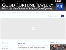 Tablet Screenshot of goodfortunejewelry.com